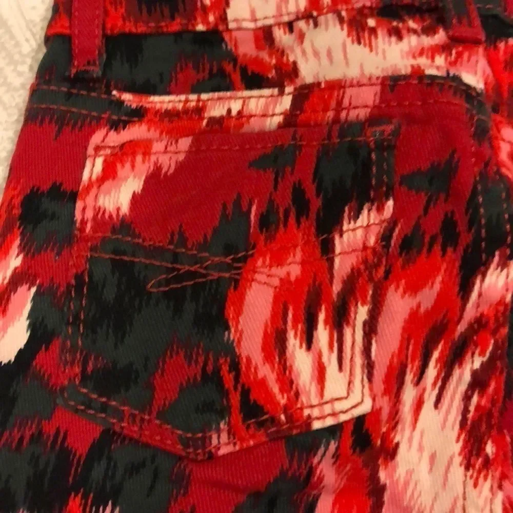 Gap Girls Mini Skinny Adjustable Waist Holiday Wear Rose Jeans Size 5